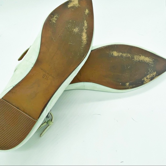 Madewell Mint Green City Skimmer Ankle Strap Flat - Picture 9 of 9